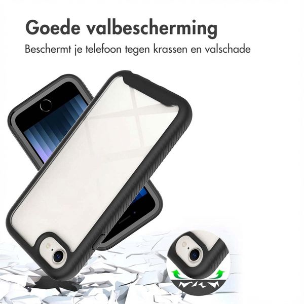 imoshion 360° Full Protective Case Apple iPhone SE (2022 / 2020) / 8 / 7 / 6(s) - Zwart