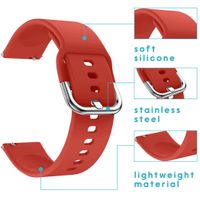 imoshion Siliconen bandje Samsung Galaxy Watch 4 / 5 / 6 / 7 / FE (20 mm) - Rood