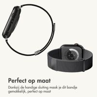 imoshion Milanees magnetisch bandje Apple Watch | 44/45/46/49 mm - Zwart