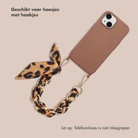 Selencia Luxe Polskoord met Sjaal - Bruin