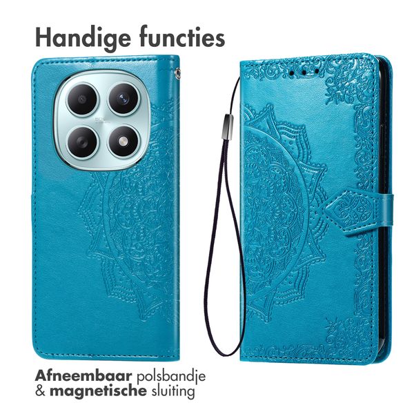 imoshion Mandala Bookcase Xiaomi Redmi Note 15 (5G) - Turquoise