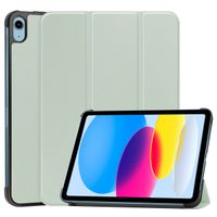 imoshion Trifold Bookcase Apple iPad 11 (2025) 11 inch A16 / iPad 10 (2022) 10.9 inch - Lichtgroen