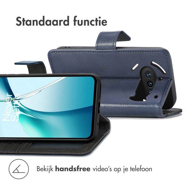 imoshion Luxe Bookcase Nothing Phone (3a) - Donkerblauw