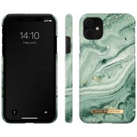 iDeal of Sweden Fashion Backcover iPhone 11 - Mint Swirl Marble