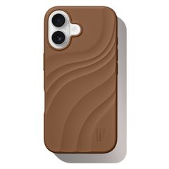 iDeal of Sweden Soft Swirl Silicone MagSafe Case Apple iPhone 16 - Salted Caramel