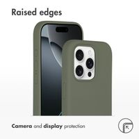 Accezz Liquid Silicone Back Cover with MagSafe Apple iPhone 16 Pro Max - Cooper Green