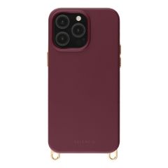 Selencia Rivièra MagSafe Backcover met afneembare haakjes Apple iPhone 13 Pro - Choco Brown