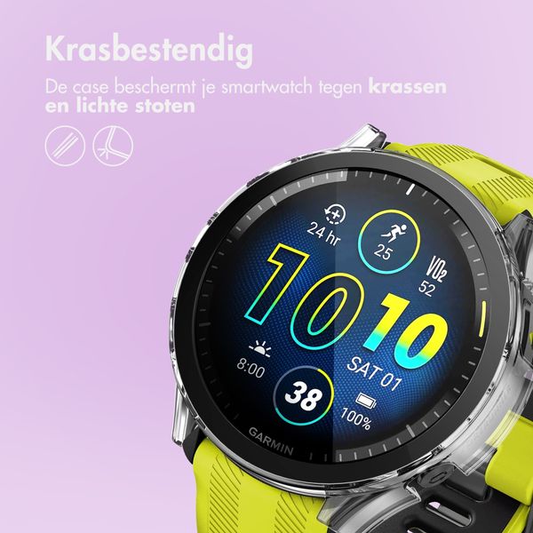 imoshion Full Cover Hardcase Garmin Forerunner 965 - Transparant