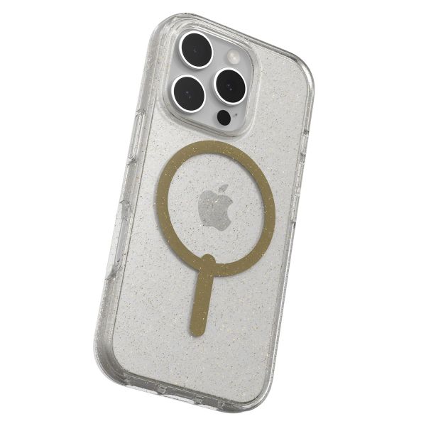 ZAGG Milan Snap Case met MagSafe iPhone 16 Pro - Gold Glitter