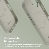 Accezz MagSafe Leather Backcover Apple iPhone 17 - Light Grey