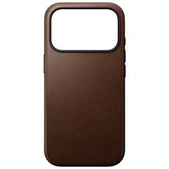 Nomad Modern Leather Case met MagSafe Apple iPhone 18 Pro / 17 Pro - Brown