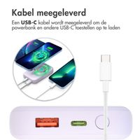 imoshion MagSafe Powerbank - 10.000 mAh - Draadloze powerbank - Lila