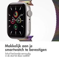 imoshion Milanees magnetisch bandje Apple Watch Series 1 - 9 / SE (38/40/41 mm) | Series 10 / 11 (42 mm) - Maat S - Colorful