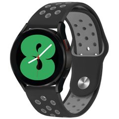 imoshion Siliconen sport bandje - Universeel 20 mm aansluiting - Zwart / Grijs