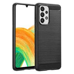 imoshion Brushed Backcover Samsung Galaxy A33 - Zwart