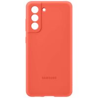 Samsung Originele Silicone Backcover Galaxy S21 FE - Coral