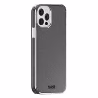 Holdit Glitter Case Apple iPhone 12 (Pro) - Zwart