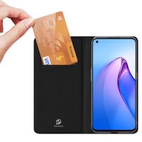 Dux Ducis Slim Softcase Bookcase Oppo Reno 8 Pro 5G - Zwart