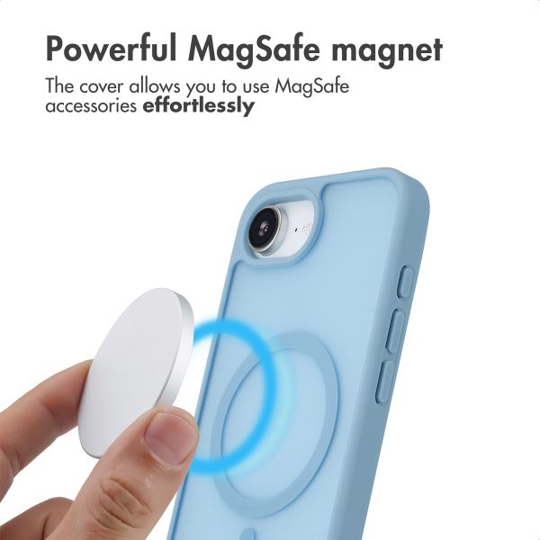 imoshion Colour Guard Back Cover with MagSafe Apple iPhone 17e / 16e - Light blue
