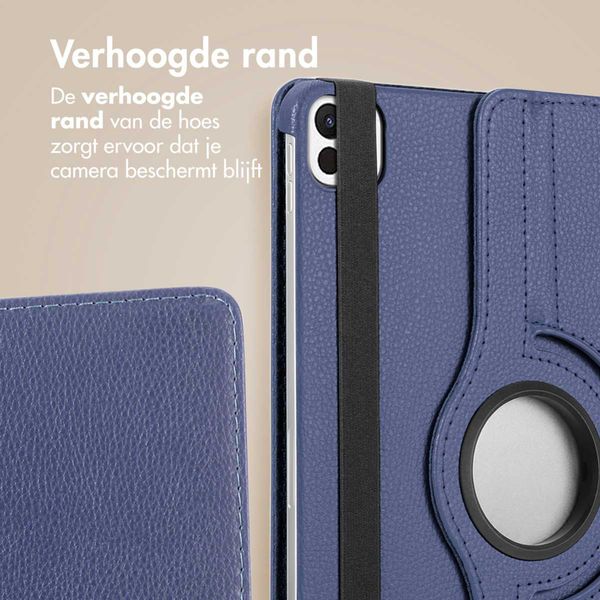 imoshion 360° draaibare Bookcase Apple iPad Pro 11 (2020/2021/2022) - Donkerblauw