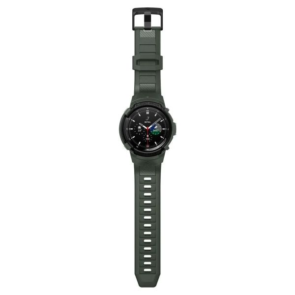 Spigen Rugged Armor™ Pro Case Samsung Galaxy Watch 4 - 46 mm - Military Green