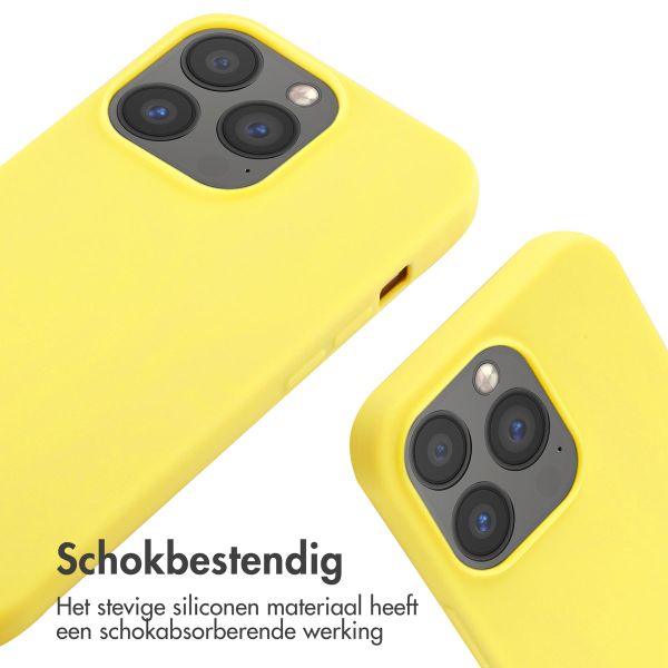 imoshion Siliconen hoesje met koord Apple iPhone 13 Pro - Geel
