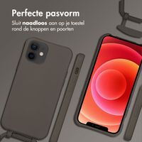 imoshion Color Backcover met afneembaar koord MagSafe Apple iPhone 12 (Pro) - Black Coffee