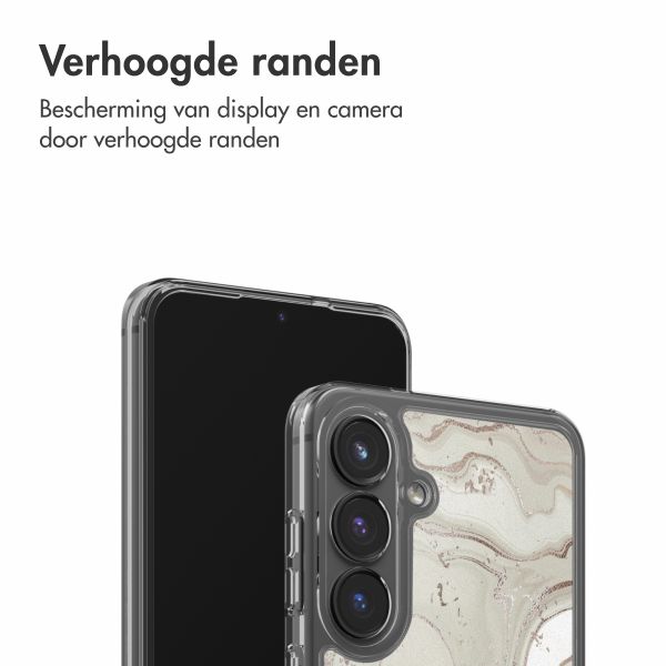 imoshion Design hoesje Samsung Galaxy S25 FE - Sandy Marble
