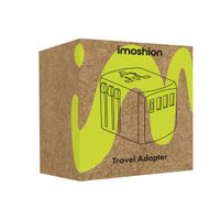 imoshion Universele wereldstekker - 3x USB-C & USB-A - Zwart