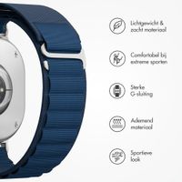 Accezz Nylon Alpine bandje Samsung Galaxy Watch Ultra 2 (2026) / Ultra (2024/2025) - Dark Blue