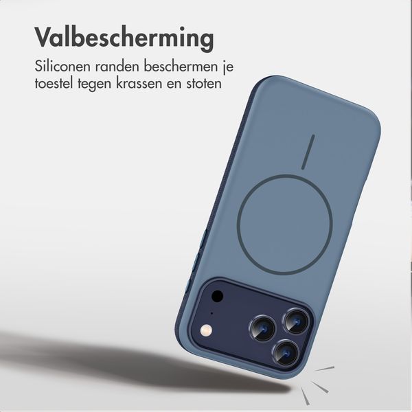 imoshion Color Backcover met Thin MagSafe Ring Apple iPhone 18 Pro / 17 Pro - Donkerblauw