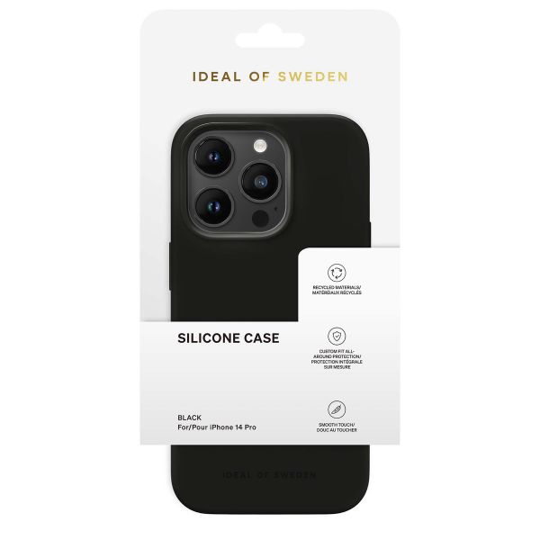 iDeal of Sweden Silicone Case Apple iPhone 14 Pro - Black