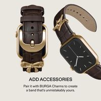Burga Genuine Leather Band Apple Watch | 38/40/41/42 mm - Espresso / Gold