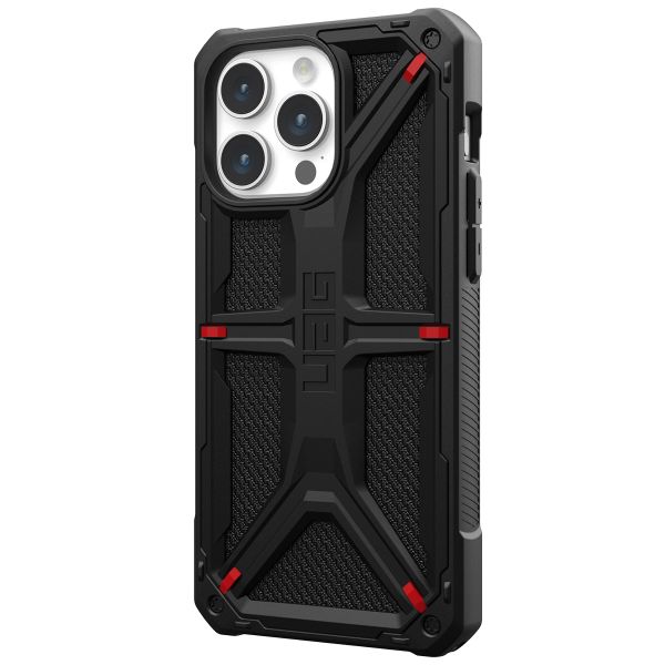 UAG Monarch Backcover Apple iPhone 15 Pro Max - Kevlar Black