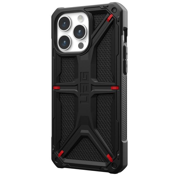 UAG Monarch Backcover iPhone 15 Pro Max - Kevlar Black