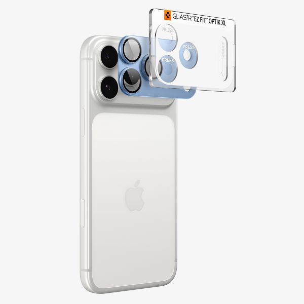 Spigen Optik Pro XL - 1 pack Apple iPhone 18 Pro Max - Light Blue