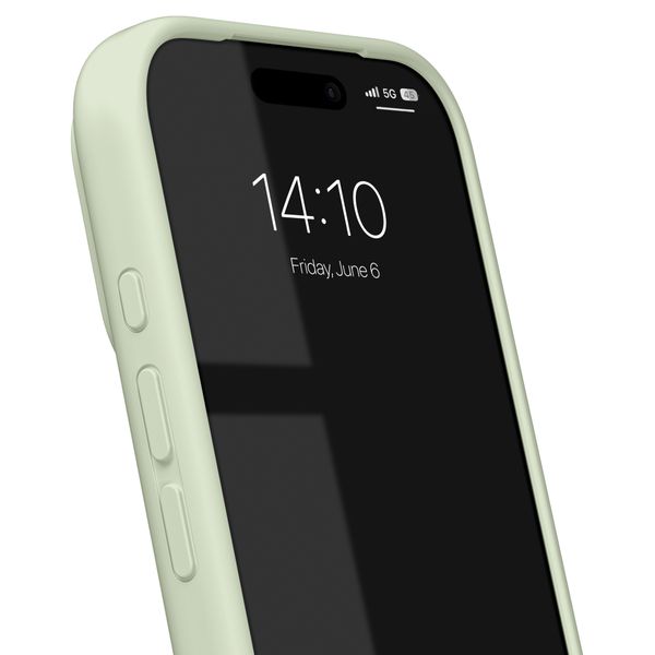 iDeal of Sweden Silicone Case met MagSafe Apple iPhone 17 Pro Max - Sage Green