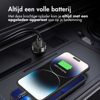 Accezz Autolader | Snellader met 2 poorten - 2x USB-C 65 watt