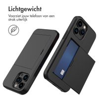 imoshion Backcover met pasjeshouder Apple iPhone 15 Pro Max - Zwart