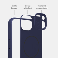 Accezz Grip Backcover met MagSafe Apple iPhone 15 - Donkerblauw