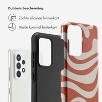 Selencia Vivid Tough Backcover Samsung Galaxy A52(s) (5G/4G) - Dream Swirl Orange