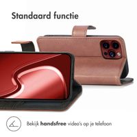 imoshion Luxe Bookcase Apple iPhone 15 Pro Max - Bruin