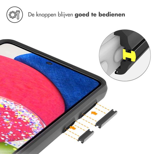 imoshion Rugged Hybrid Case Samsung Galaxy A33 - Zwart