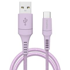 imoshion Braided USB-C naar USB kabel - 2 meter - Lila