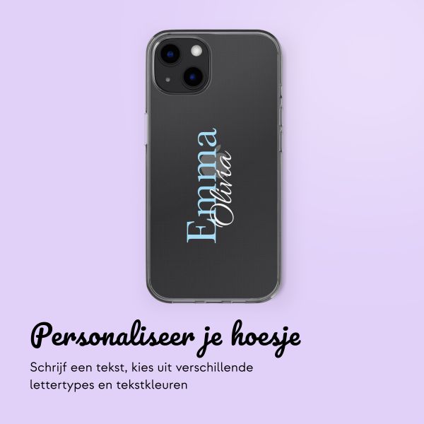 Hoesje met eigen foto en/of tekst Apple iPhone 13 - Naam