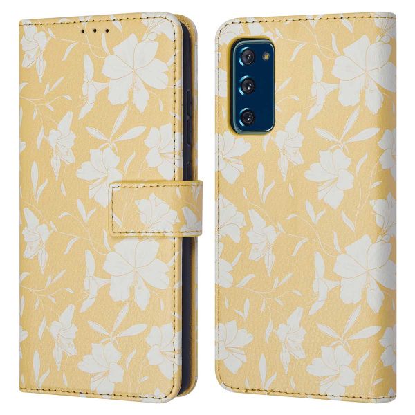 imoshion Design Bookcase Samsung Galaxy S20 FE - Yellow Flowers