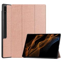 imoshion Trifold Bookcase Samsung Galaxy Tab S8 Ultra - Rosé Goud