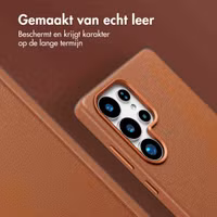 Accezz MagSafe Leather Backcover Samsung Galaxy S25 Ultra - Sienna Brown