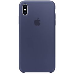 Apple Silicone Backcover iPhone Xs Max - Midnight Blue