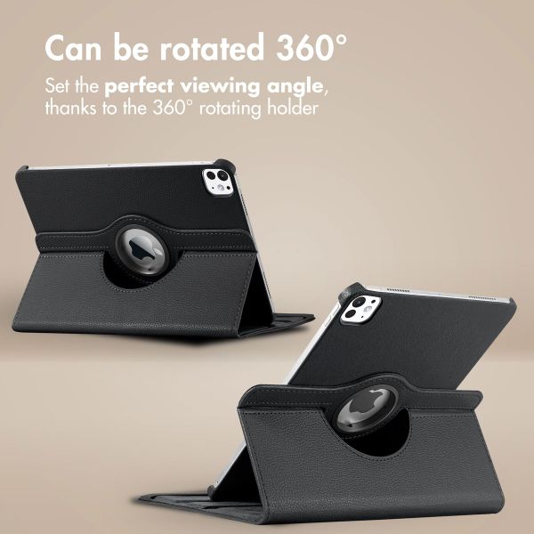 imoshion 360° Rotating Case Apple iPad 11 (2025) 11 inch A16 / iPad 10 (2022) 10.9 inch - Black